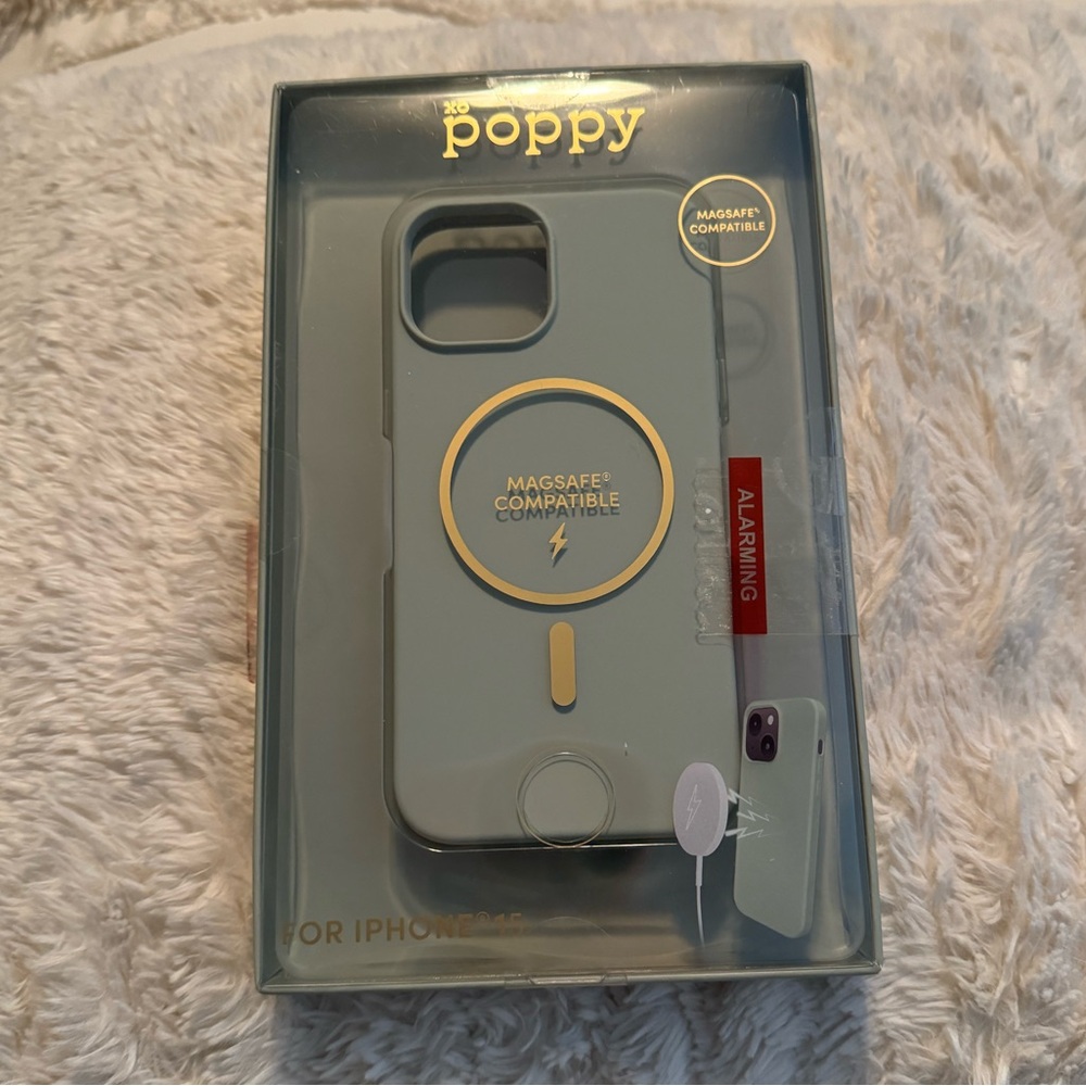 Poppy Silicone iPhone 15 Case